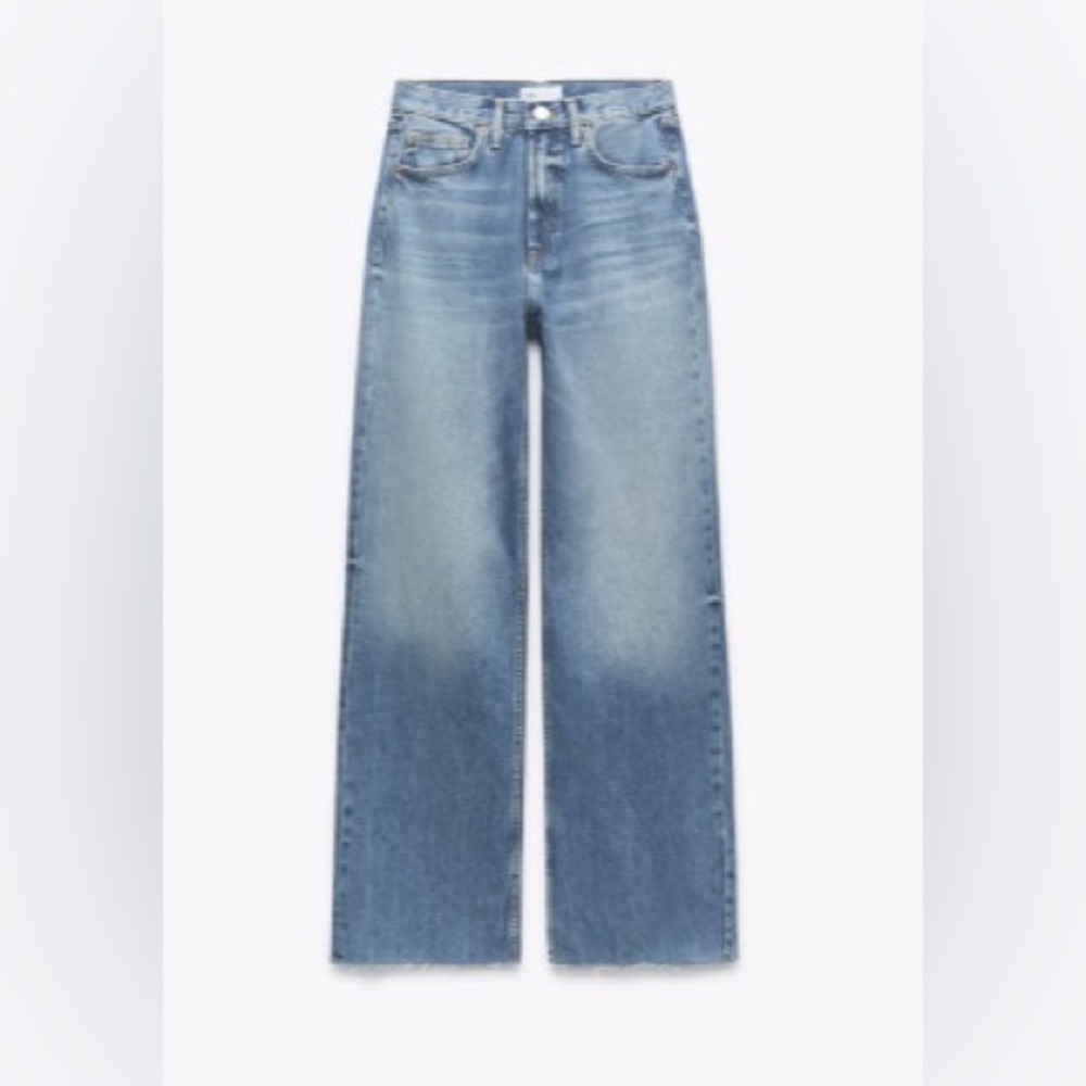 ZARA WIDE LEG JEANS